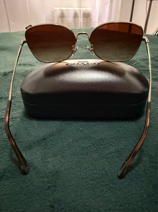 Gafas de Sol COACH Originales Dorado/Marrón