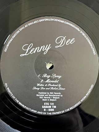 Lenny Dee "Untitled ETC131" vinile techno hardcore