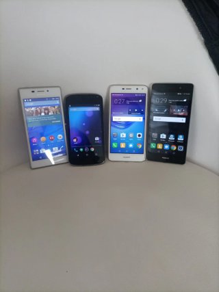 Lote 4 móviles:Nexus 4, Huawei P8 lite, y635, Sony