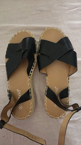 Sandalias negras Talla 39