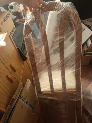 6 Sillas de Comedor Tapizadas Madera
