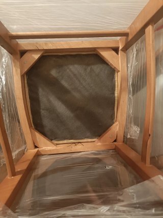 6 Sillas de Comedor Tapizadas Madera