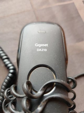 Teléfono Gigaset Negro/Gris