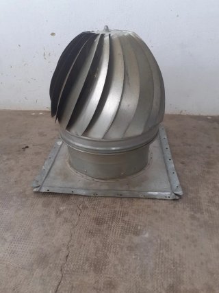 Sombrero chimenea giratorio 300mm hierro gal