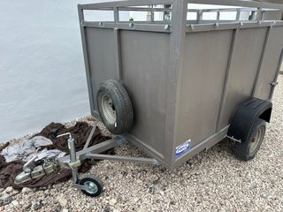 Remolque de carga metálico con documentación 750kg