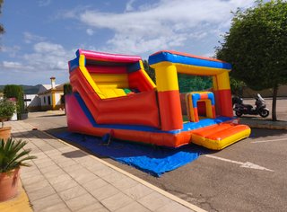 Castillo hinchable grande, 8x 5