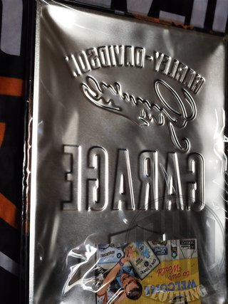 Targa metallica Harley-Davidson Garage