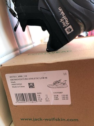 Jack Wolfskin Scarpe Trekking Nere Tg 45.5