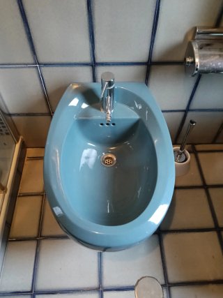 Conjunto Baño Cerámica. 70s. CERAMICHE SENESI