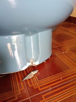 Conjunto Baño Cerámica. 70s. CERAMICHE SENESI