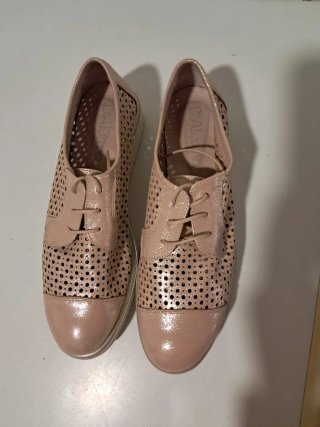 Zapatos DAlvaro Piel Calada Nude T41