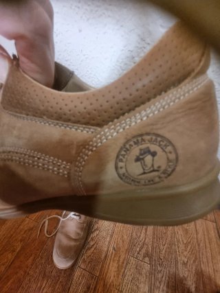 Zapatos Panamá Jack Camel Talla 45