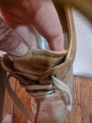 Zapatos Panamá Jack Camel Talla 45
