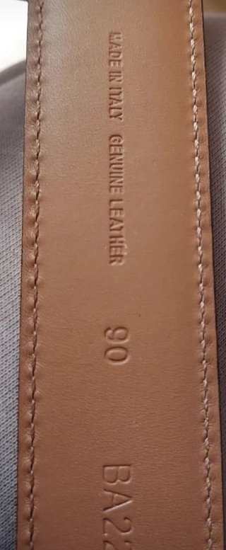 Cinturón Tod's Italiano Cuero Marrón oscuro.