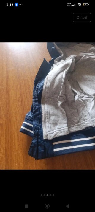 Giacca leggera con felpa