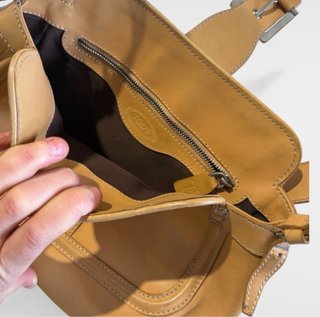 Borsa Tod's vintage pelle marrone fibbia