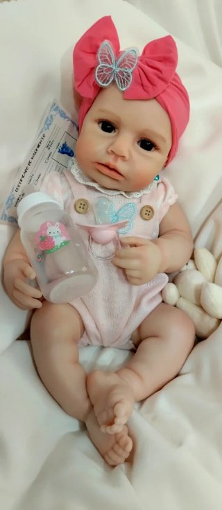 Bebé Reborn Silicona Completa 46 cm y 3.700gm