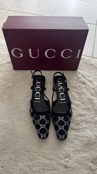 Gucci Tacchi Crystal GG Tg 39