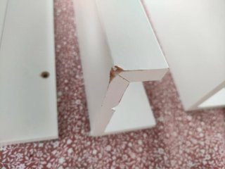 3 Estanterías Blancas de Madera Ikea 55cm