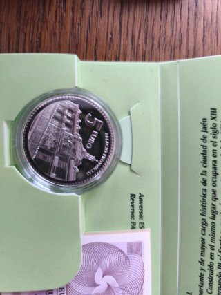 Moneda 5€ Plata Jaén Capitales de Provincia
