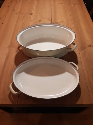 Olla ovalada IKEA blanca