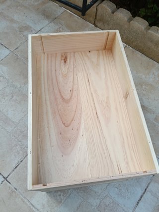 4 cajas madera bandeja expositores eventos bodas