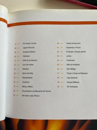 Guía de Perú, Perú TOP. Editorial Prima, peruana