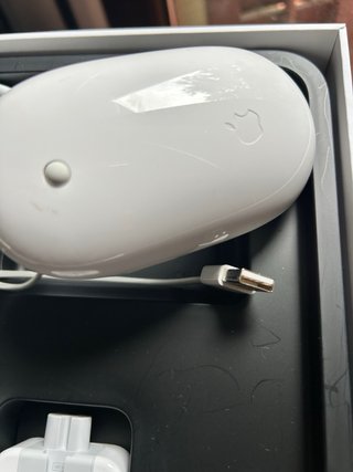Cargador MacBook Air y Ratón Apple