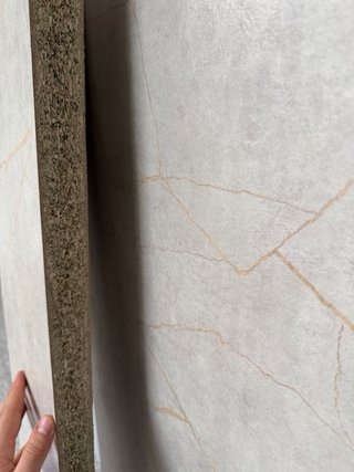 Encimera de piedra laminada imitación Marmol