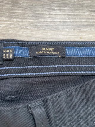 Pantalón Massimo Dutti azul marino