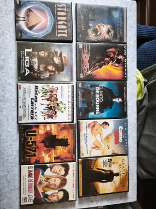 Lote Películas DVD 40€. 3€ por unidad