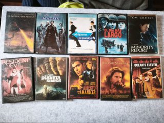 Lote Películas DVD 40€. 3€ por unidad