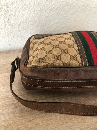 Bolso Gucci Vintage Marrón Multicolor