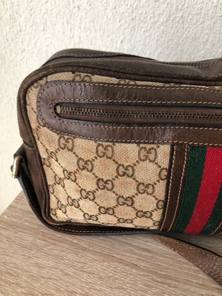 Bolso Gucci Vintage Marrón Multicolor