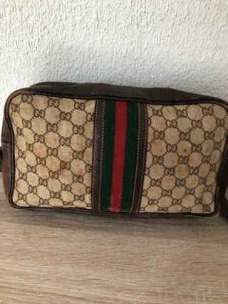 Bolso Gucci Vintage Marrón Multicolor