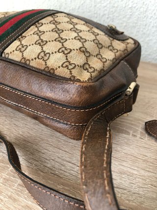 Bolso Gucci Vintage Marrón Multicolor