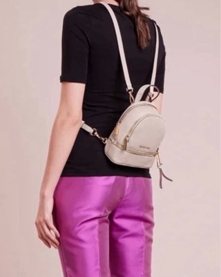 Zaino Michael Kors in pelle beige