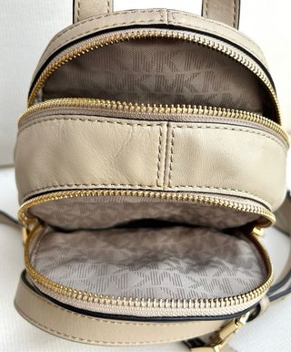 Zaino Michael Kors in pelle beige