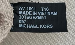 Zaino Michael Kors in pelle beige