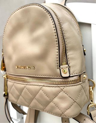 Zaino Michael Kors in pelle beige
