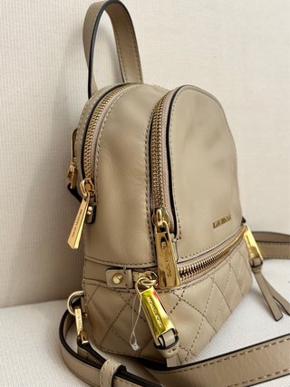 Zaino Michael Kors in pelle beige