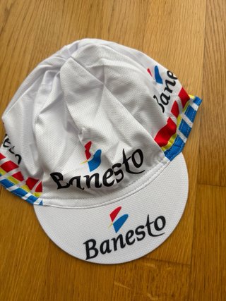 Gorra ciclista Banesto