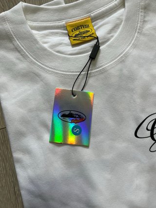 Camiseta Corteiz Heavy Write Off Signature Blanca
