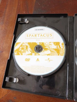 DVD Espartaco Edición Especial Kubrick