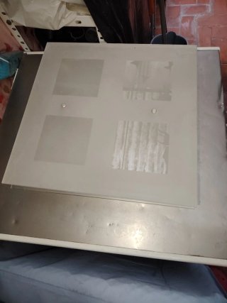 Lámpara de techo moderna cristal y metal