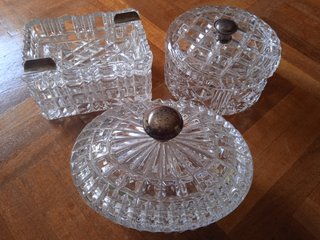 Cajitas de cristal (7 varios tamaños)