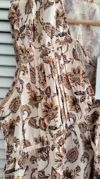 Top boho Mango con etiquetas