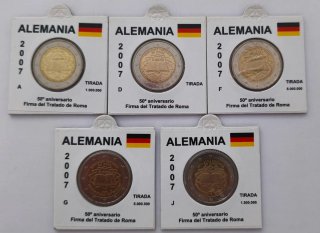 Moneda 2€ Conmemorativa Alemania 2007