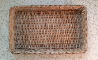 Cesta grande de mimbre