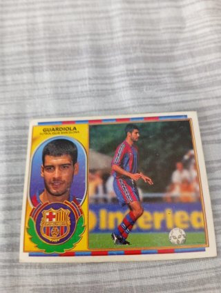 Cromos Futbol Guardiola 96-97 97-98